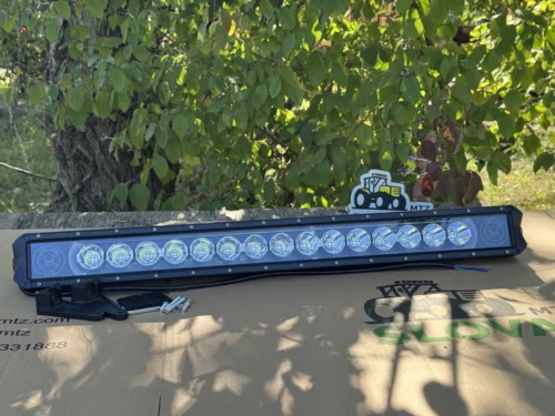 Пряма LED балка 150Вт 12–30В, 77×8 см, комбіноване світло з боковими габаритами