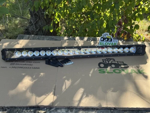 Пряма LED балка 210Вт 12–30В, 101,5×8 см, комбіноване світло з боковими габаритами