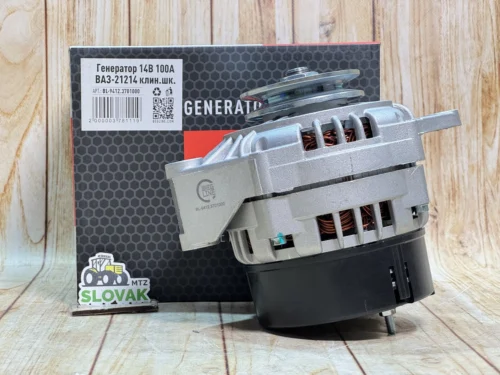 Генератор 14В 100А ВАЗ-21214 клиновий шків BEG Line BL-9412.3701000