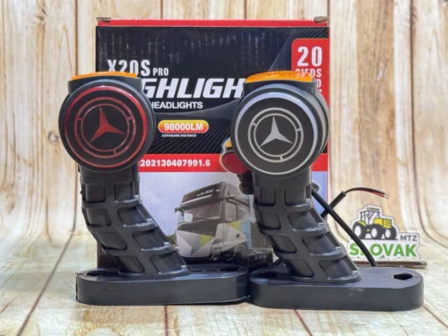 Габарите заносу причепа Рожки  "Mercedes-Benz" 12-24v