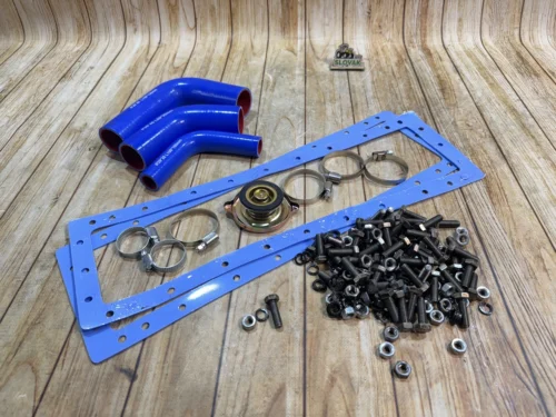 Ремкомплект радіатора МТЗ-80/82 Силікон (прокладки, патрубки, кришка бака, термостат, кріплення)