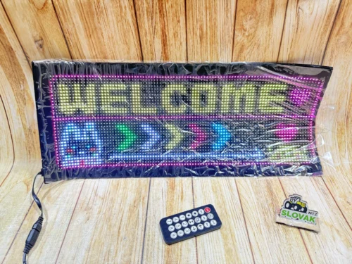 LED Matrix Panel — Світлодіодна матрична панель 32*96 см см з пультом