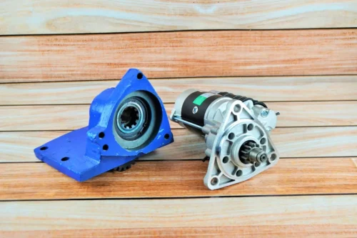 Стартер Slovak 3,5квт і Перехідна плита вмісто пускача ПДМ  (МТЗ, ЮМЗ, Т-150) (комплект переобладнання)