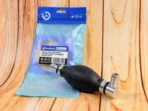 Груша для підкачування палива 10 мм (штуцера прямо/90°) Balansa BN-04412