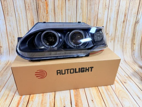Комплект лінзованих фар з LED “Angel Eyes” Black Edition AUTOLIGHT (ліва + права) для ВАЗ 2113 / 2114 / 2115
