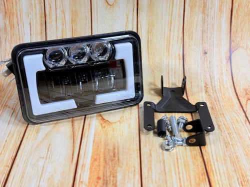 Фара LED 60W лінзована | Ближнє + Дальнє + ДХО | HL13 (5×7")