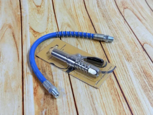 Головка на 1 ричаг + шланг  25см  на мастильний плунжерний шприц, насадка на шприц для змащення