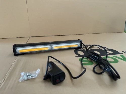 LED балка стробоскоп жовта 2 секції (30см) (2P-COB)