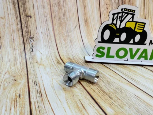 Штуцер трійник металевий різьбовий 3-сторонній (перехідник)