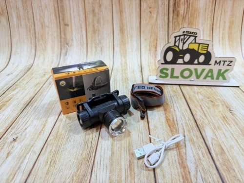 Акумуляторний налобний ліхтар (A-SQ-807) LED з USB-зарядкою, з фокусуванням світла