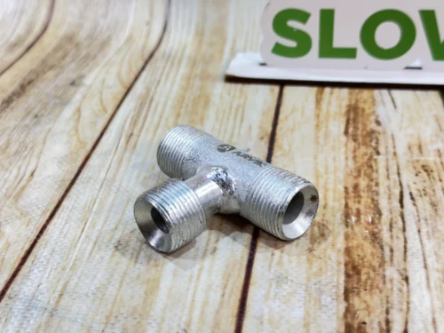 Штуцер тройник S27 без гайки (М22х1.5-М22х1.5-М22х1.5)