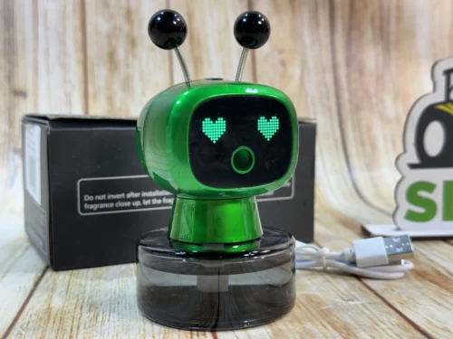 Розумний автомобільний ароматизатор Робот жучок телепузик з LED-анімацією та ефектом пари