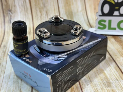 Автомобільний ароматизатор на торпедо Solar «Машинки» Срібна підставка