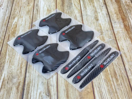 Захисна карбонова плівка під дверні ручки авто SUZUKI (к-т 8 шт)