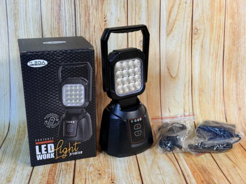 Акамуляторний ручний ліхтарик з магнітом (Литва) 1100Lm