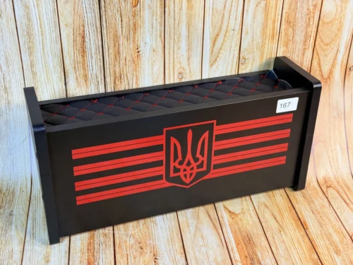 Полка кабіни МТЗ УК металева панель з відкриттям №167 (червона)