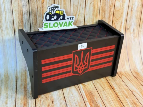 Полка кабіни МТЗ УК овальна панель №165 (червона)