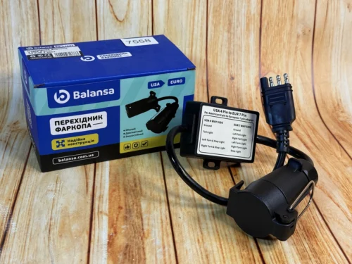 Перехідник фішки причепа з USA 4кнот. на EURO 7конт BN-04527