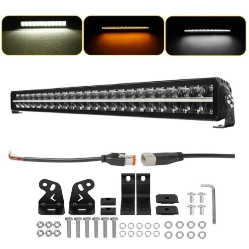 Світлодіодна балка (люстра) StarLight SL-3342 дальнє світло WHITE + DRL 180W 20000Lm 12/24V (107см) SL-3342