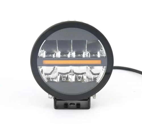 Світлодіодна фара StarLight SL-D0440D кругла, дальнє світло WHITE + DRL 37W 4000Lm 5700K 12/24V (∅138мм)SL-D0440D