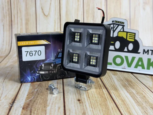 Фара LED mini квадратна 48W 6000K (36 діодів) (8.5см х 8.5см х 1.5см)Mini + кріплення