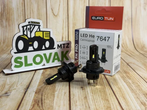 Лампа LED H4 12V-24V 60W EUROTUN FH PRO 8000L 6000К радіатор ET-FH PRO-H4