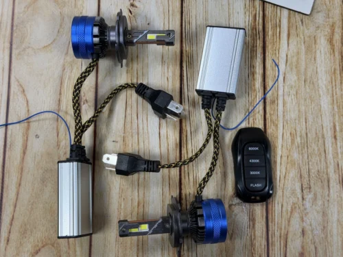 Комплект світлодіодних ламп Starlight Color H4 (3 кольори 6000к, 4300, 3000к)