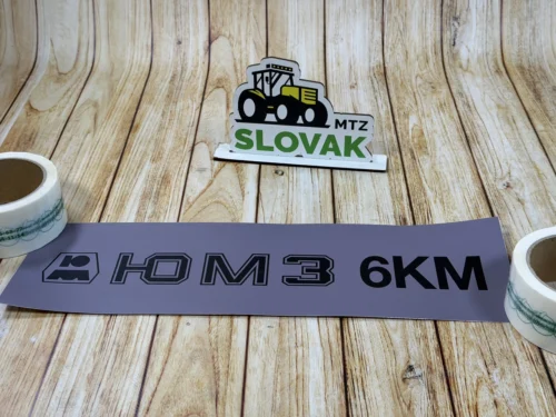 Наклейка на капот ЮМЗ (матова) "ЮМЗ-6КМ сіра"