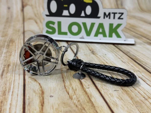 Брелок диск колісний (сірий)