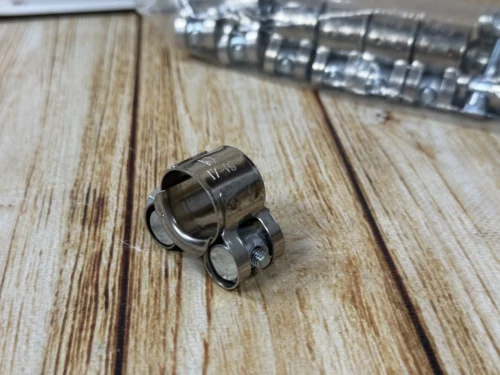 Хомут нержавіючий "силовий" 9мм Квант 17-19мм