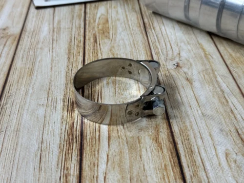 Хомут нержавіючий "силовий" 22мм Квант 64-67мм