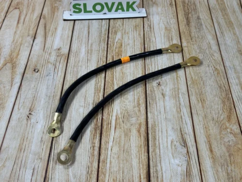 Комплект проводів(2шт)  25 мм.кв.,30см для інвертора (використ. як масові для автосільгосптехніці)