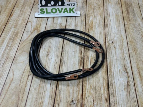 Комплект проводів(2шт)  12 мм.кв.,120см для інвертора (використ. як масові для автосільгосптехніці)