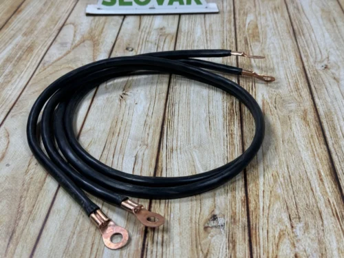 Комплект проводів(2шт)  16 мм.кв.,100см для інвертора (використ. як масові для автосільгосптехніці)