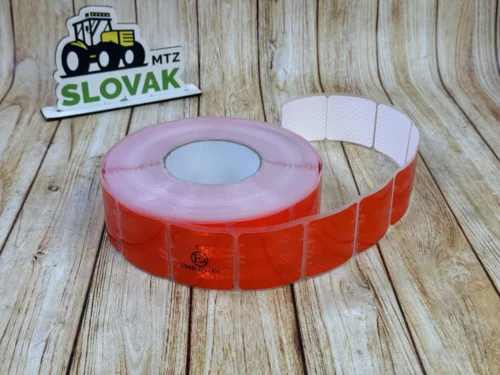 Світловідбивна стрічка червона ECE 104R (клас C), самоклейний рулон