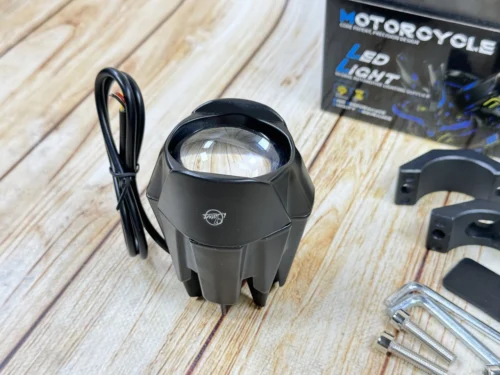 LED фари 20вт білий+жовтий (M-N-S1-U)