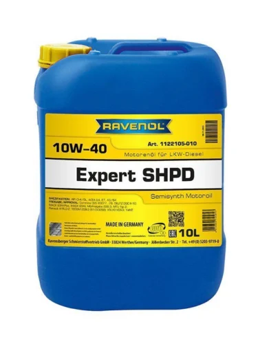 Олива Ravenol 10w-40 Expert SHPD "Semisynth" CI-4/SL, E4, Е7, A3/B4 (10л) (1122105-010)