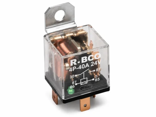 Реле  стартера 24В  4-конт. 40А з індикатором (R.BCO) 4P-40А 24V