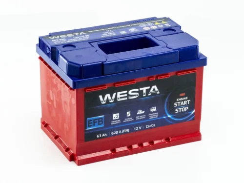 Акумулятор Westa 63Ач 620A EFB (Start-Stop) (L2) (0) Євро прав +