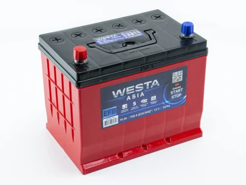 Акумулятор Westa 75 Аг 700A Asia EFB (D26) (1)