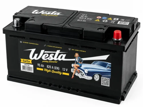 Акумулятор Westa 95Ач 820А Євро (0) правий +