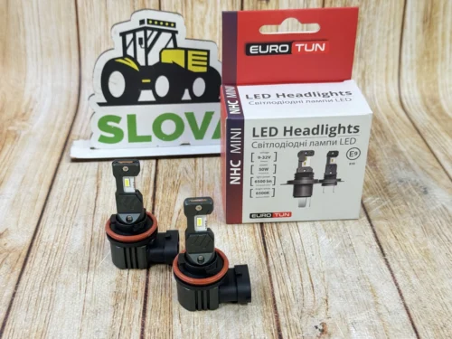 Лампа LED H11 12V-24V NHC 50W 6500L 6500K радіатор