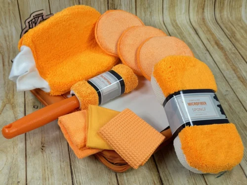 Набір для миття авто "ORANGE LUXURY" набір для догляду за автомобілем 10 предметів