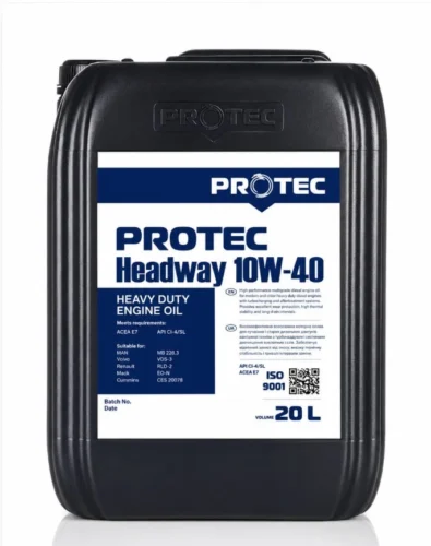 Олива Protec 10W-40 Headway CI-4/SN, Е7 (20л)