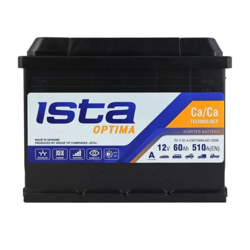 Акумулятор ISTA  60Аг 510А Optima  (L2) (1)