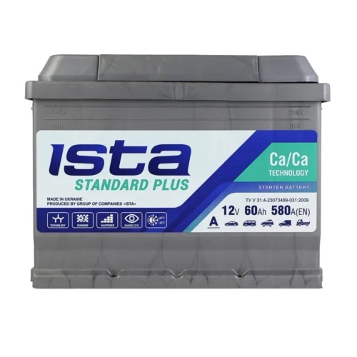 Акумулятор ISTA  60Аг 580А А1 Standart PLUS (L2) (1) (5604502250)