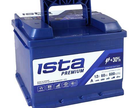 Акумулятор ISTA   60Аг 600А Premium (L2) (0) Євро правий + (5604602250)