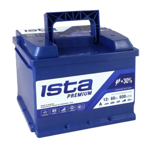 Акумулятор ISTA   60Аг 600А Premium (L2) (1) (5604604249)