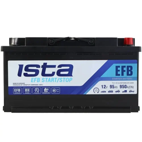Акумулятор ISTA  95Ач 950A EFB Start-Stop (L5) (0) Євро правий + (5954608919)