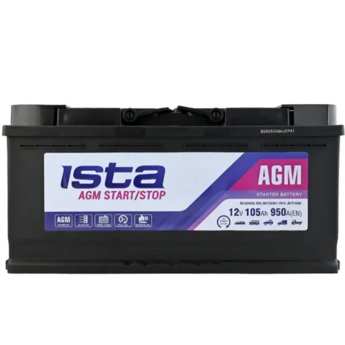 Акумулятор ISTA 105Ач 950А AGM (L6) (0) Євро правий + (L6AGM12V105L)